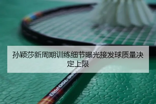孙颖莎新周期训练细节曝光接发球质量决定上限