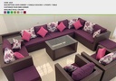 SOFA CORNER+2 POOFS+2 TABLES
AVAILABLE IN ALL COLOURS